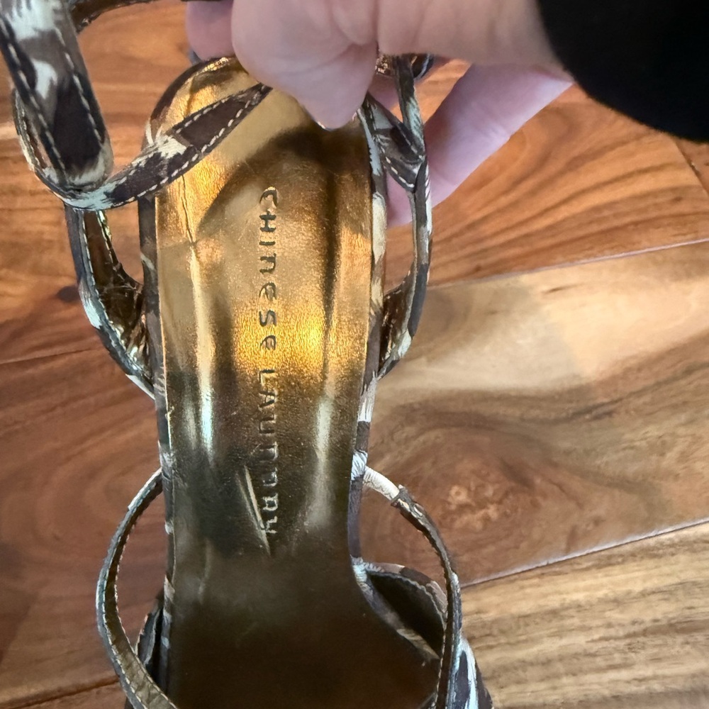 Chinese Laundry Brown Heeled Sandals
